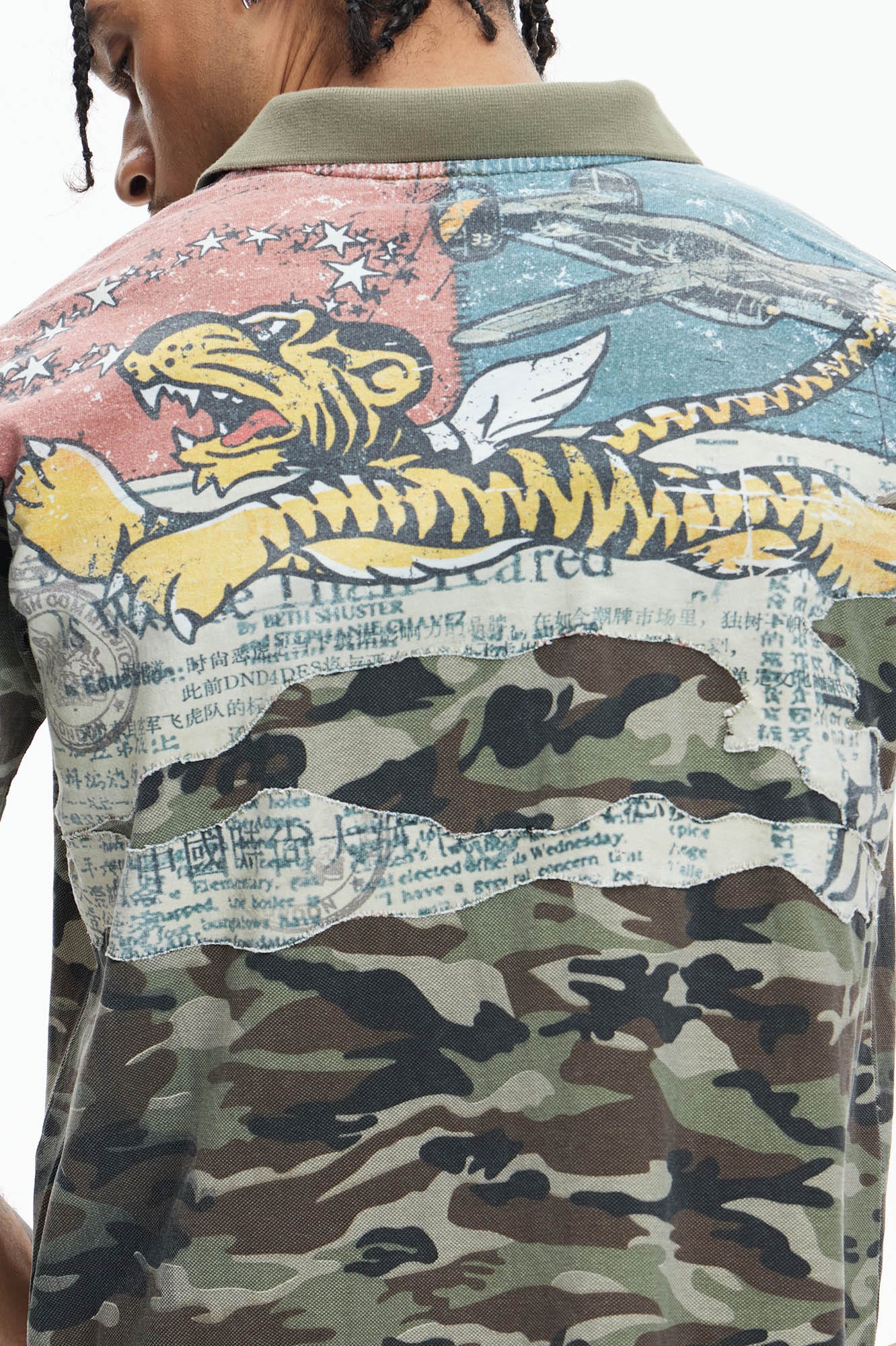 DND4DES Camo Flying Tiger Polo T-Shirt