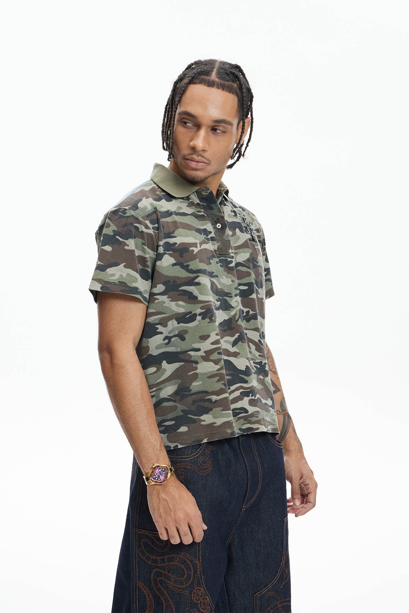DND4DES Camo Flying Tiger Polo T-Shirt