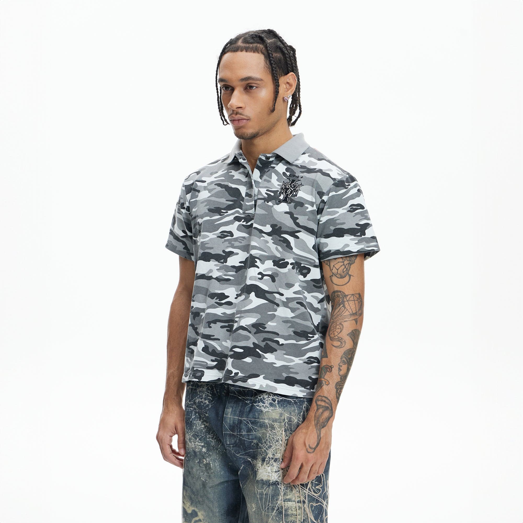 DND4DES Camo Flying Tiger Polo T-Shirt