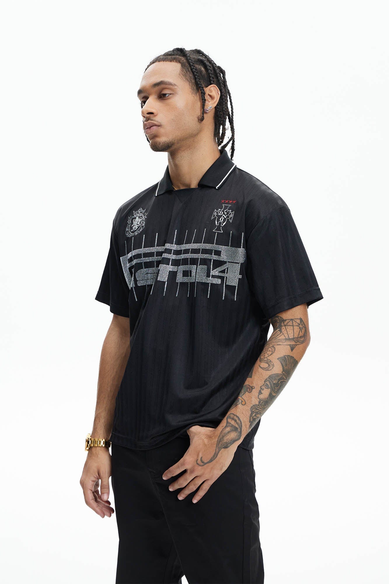 DND4DES Diamond Embroidered Soccer Jersey