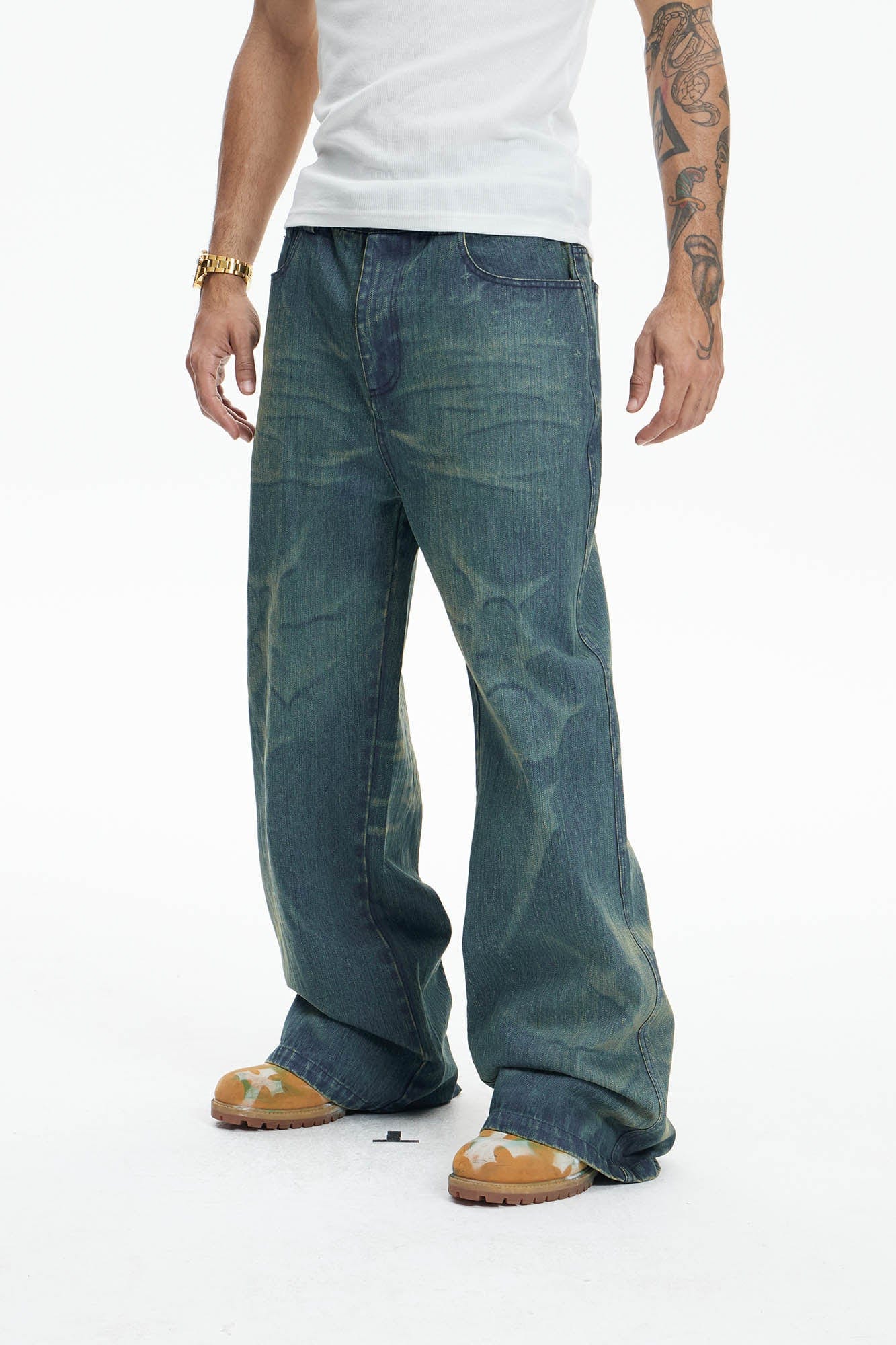 DND4DES Ocean Star Straight-Leg Jeans