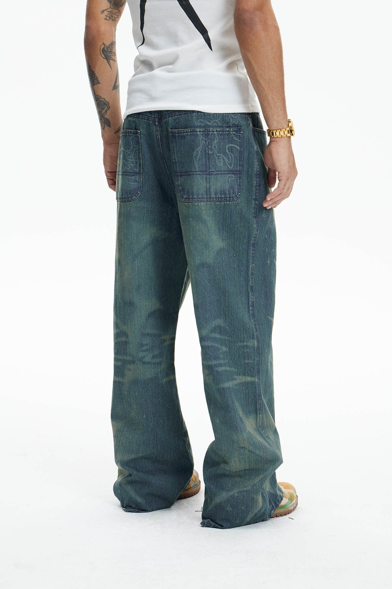 DND4DES Ocean Star Straight-Leg Jeans
