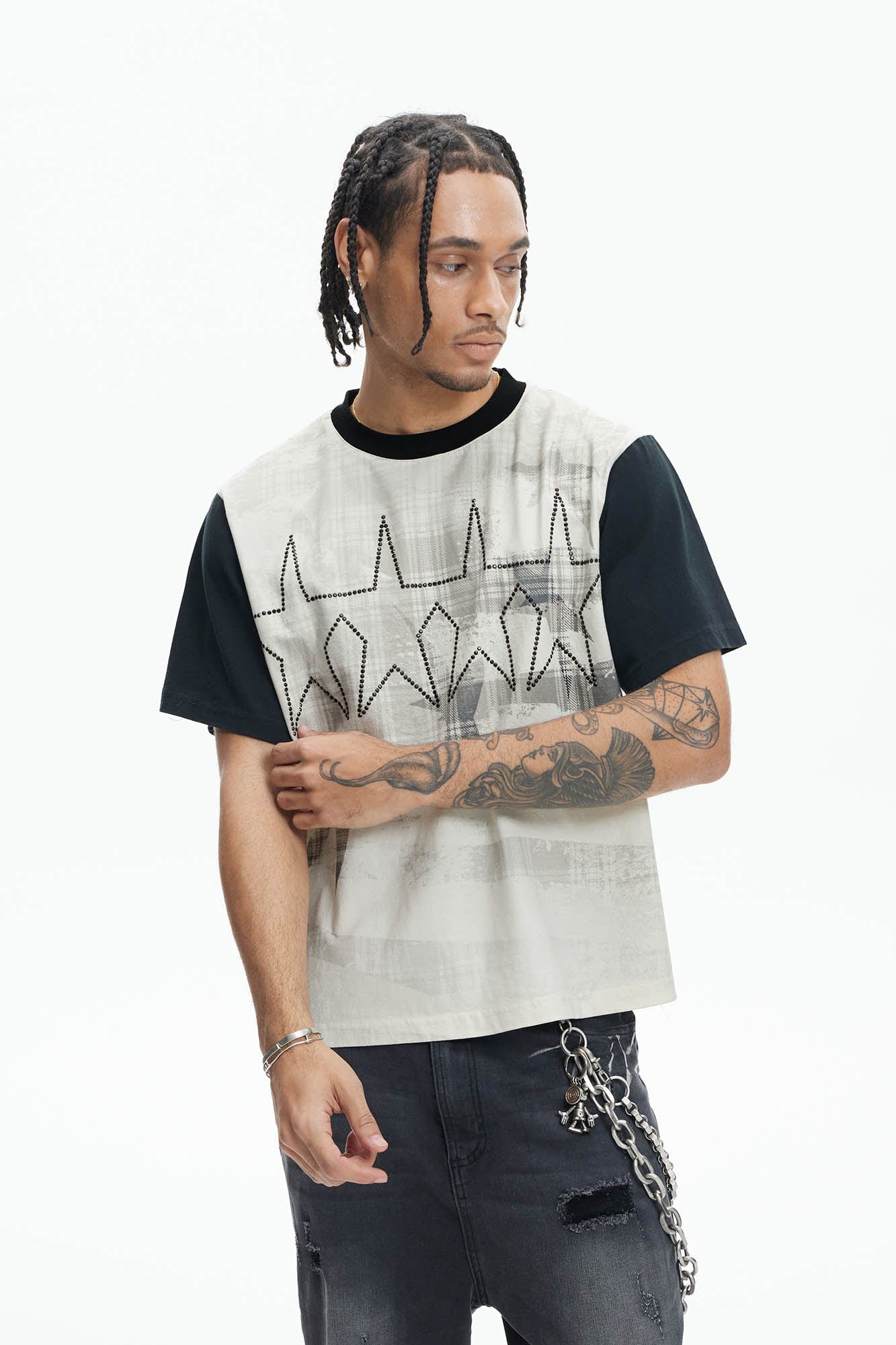DND4DES Diamond Star Contrast T-Shirt