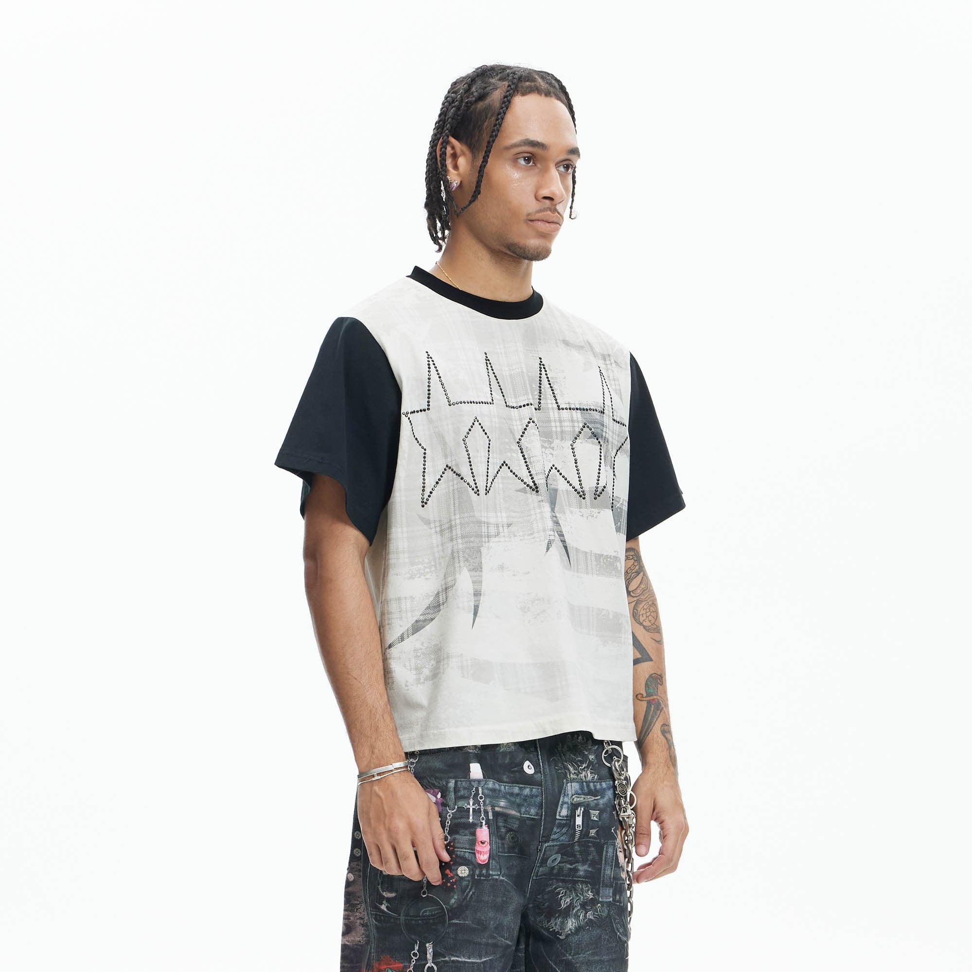 DND4DES Diamond Star Contrast T-Shirt
