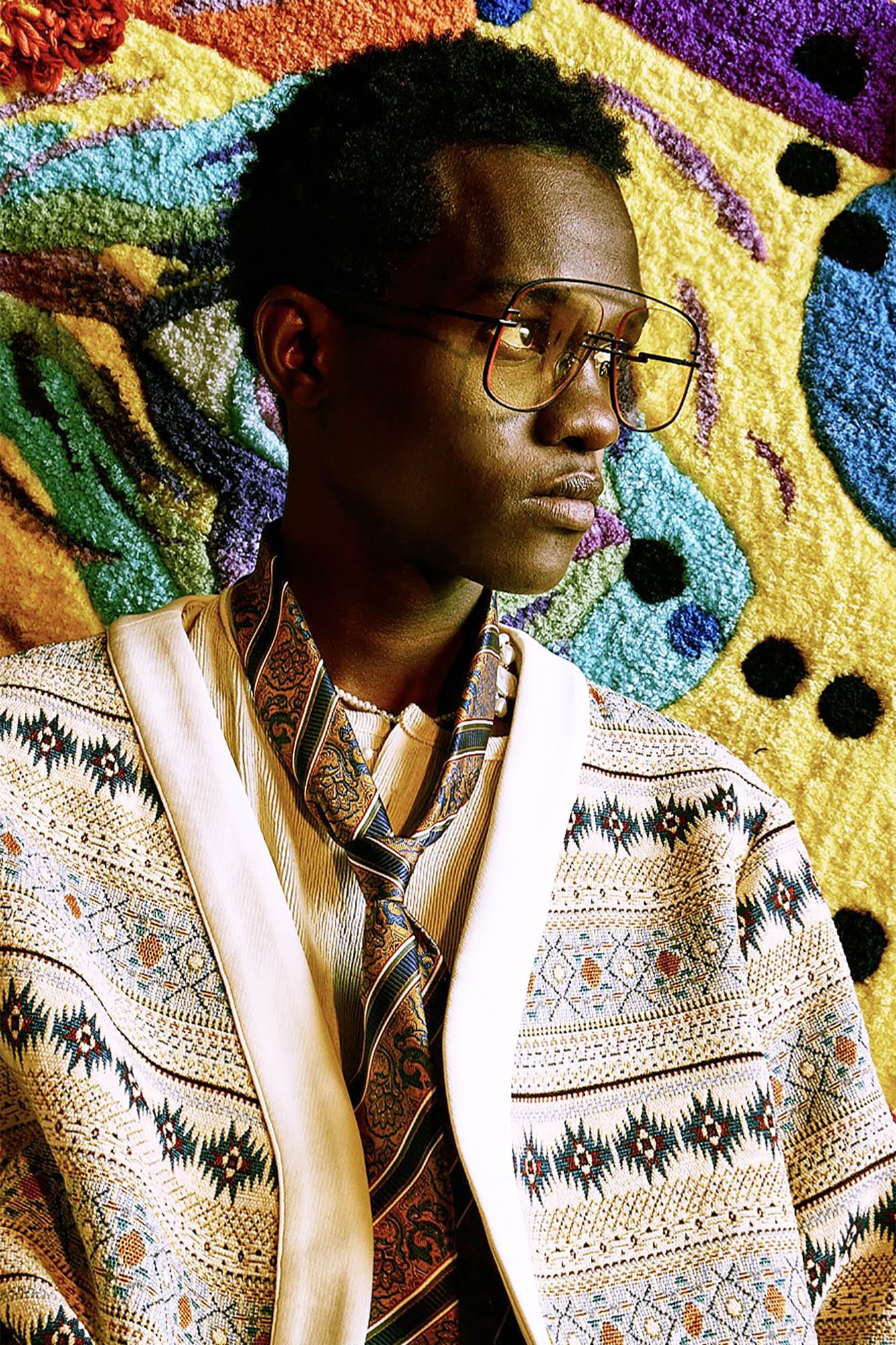 REDH Retro Tribal Knit Cardigan