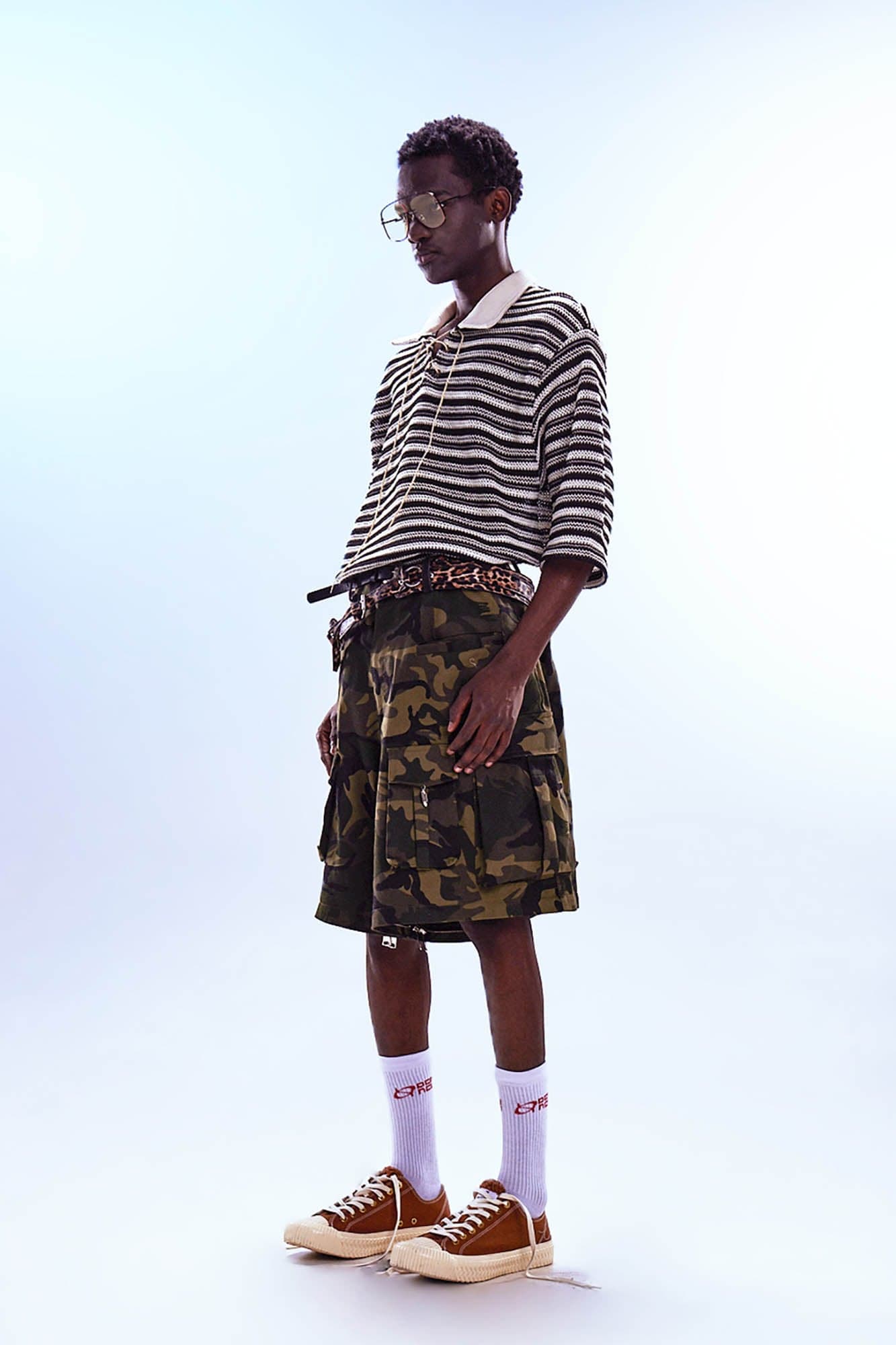 REDH Detachable Multi-Pocket Camo Oversized Cargo Pants
