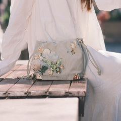 BLING BOX Embellished Butterfly Blossom Bucket Bag
