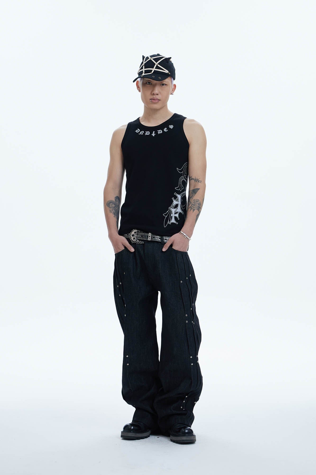 DND4DES Cross Graphic Tank Top