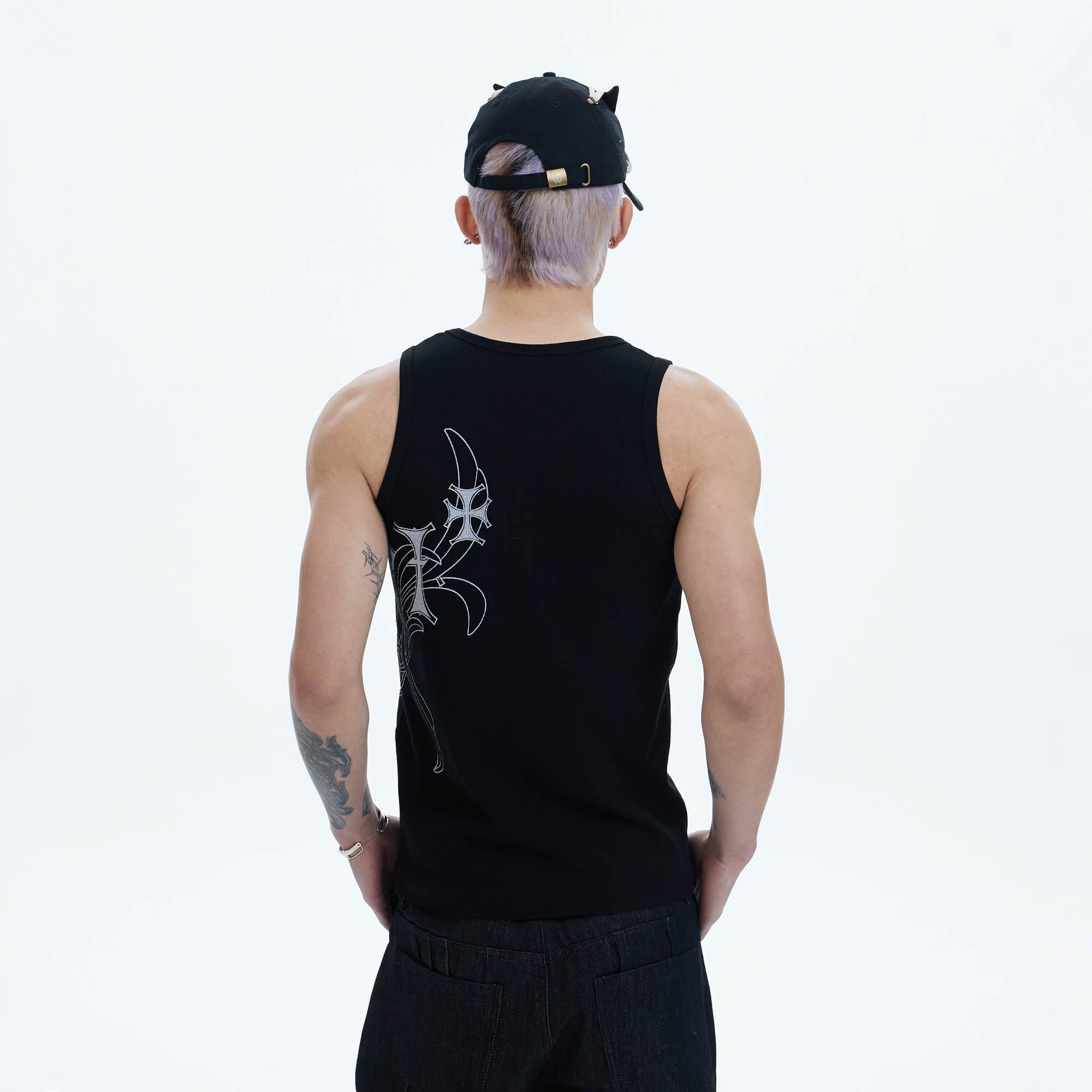 DND4DES Cross Graphic Tank Top