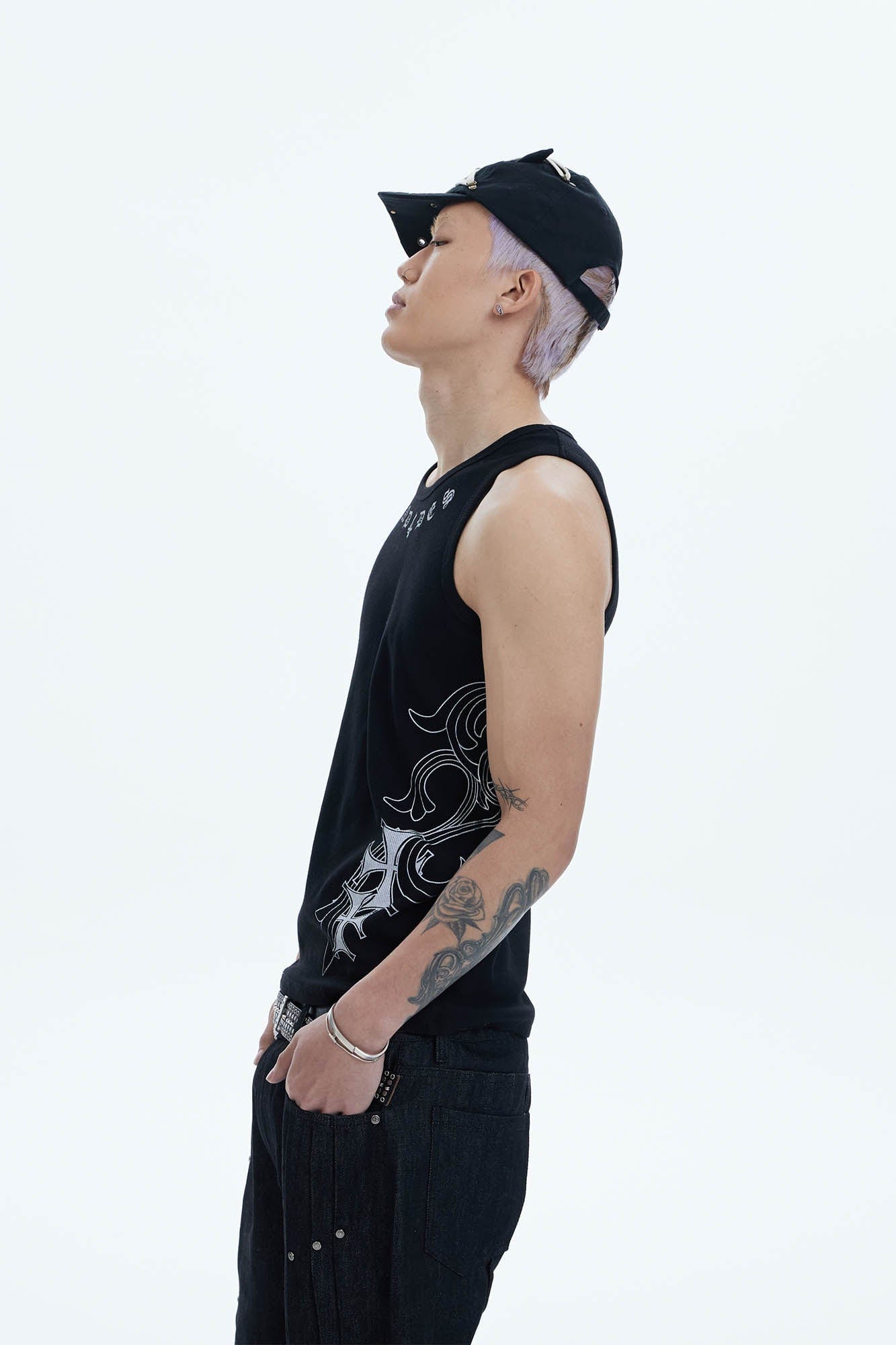 DND4DES Cross Graphic Tank Top
