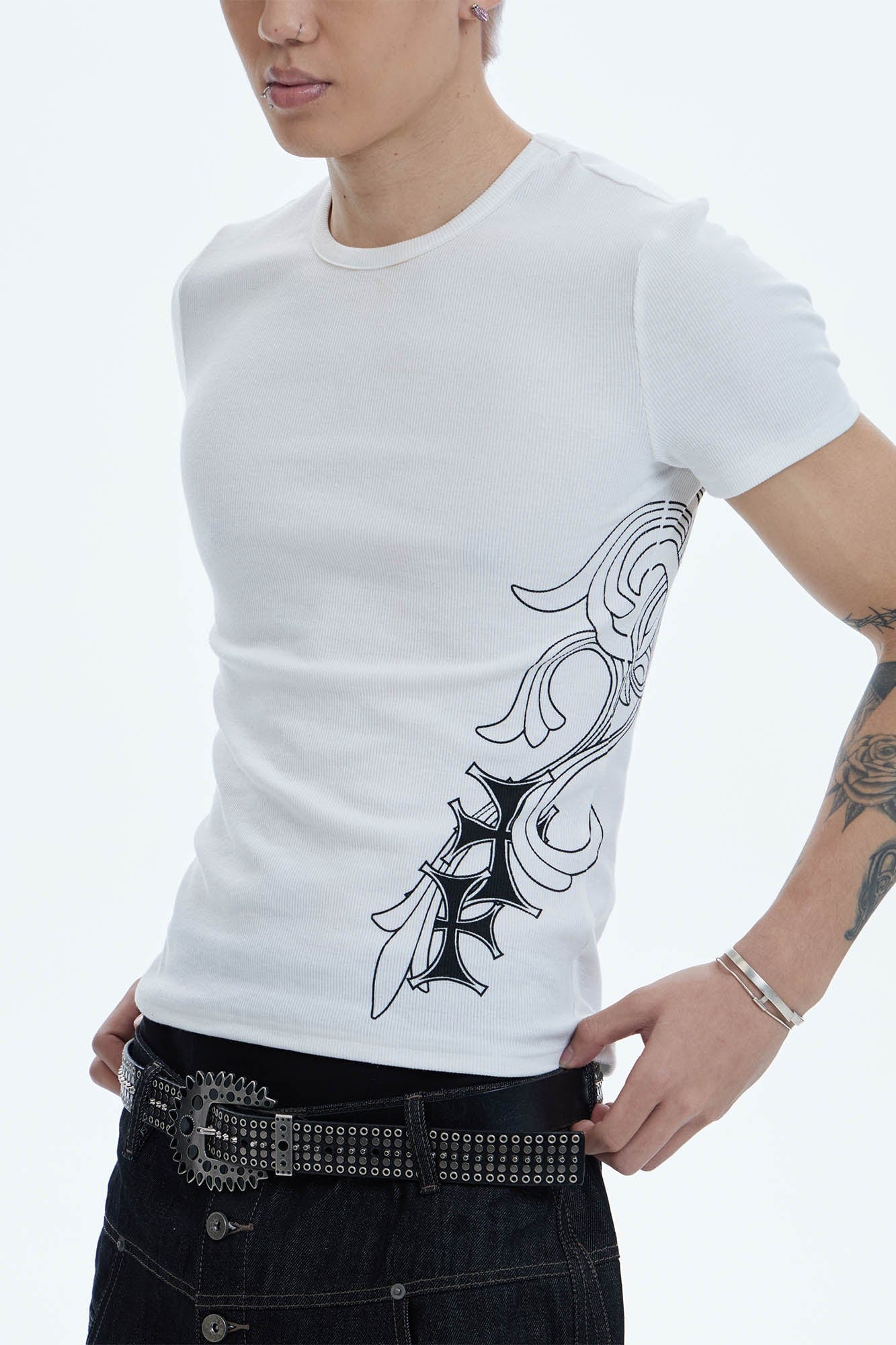 DND4DES Cross Graphic T-Shirt