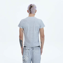 DND4DES Layered-Chain Graphic T-Shirt