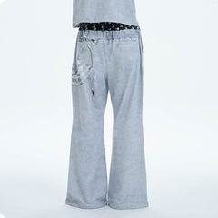 DND4DES Doll Charm Graphic Double-Waist Sweatpants