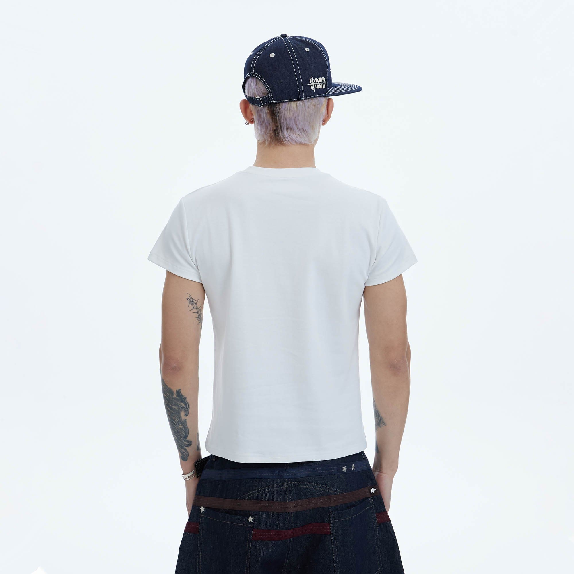 DND4DES Layered-Chain Graphic T-Shirt