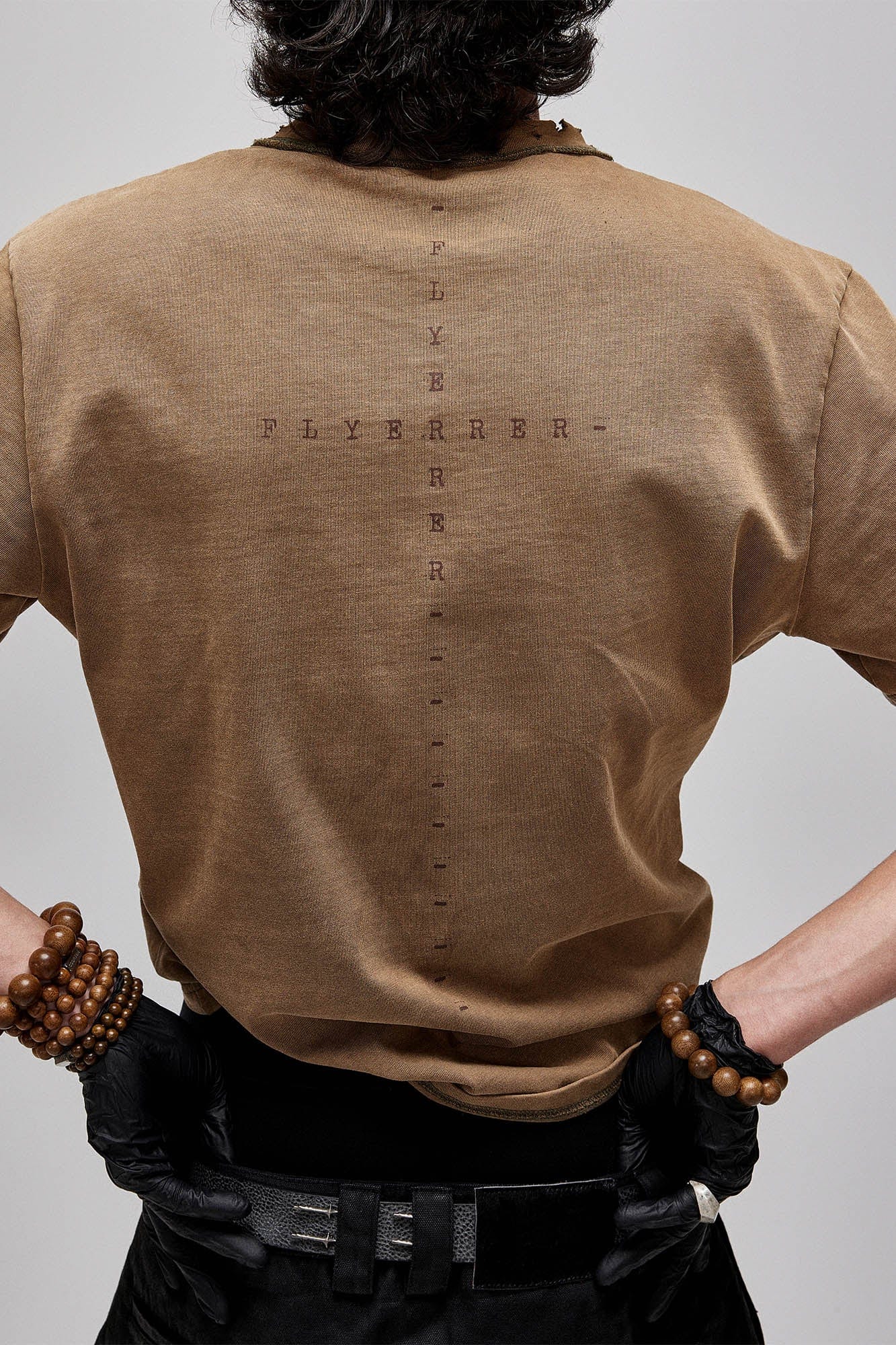 FLYERRER X-Silhouette Distressed Graphic T-Shirt