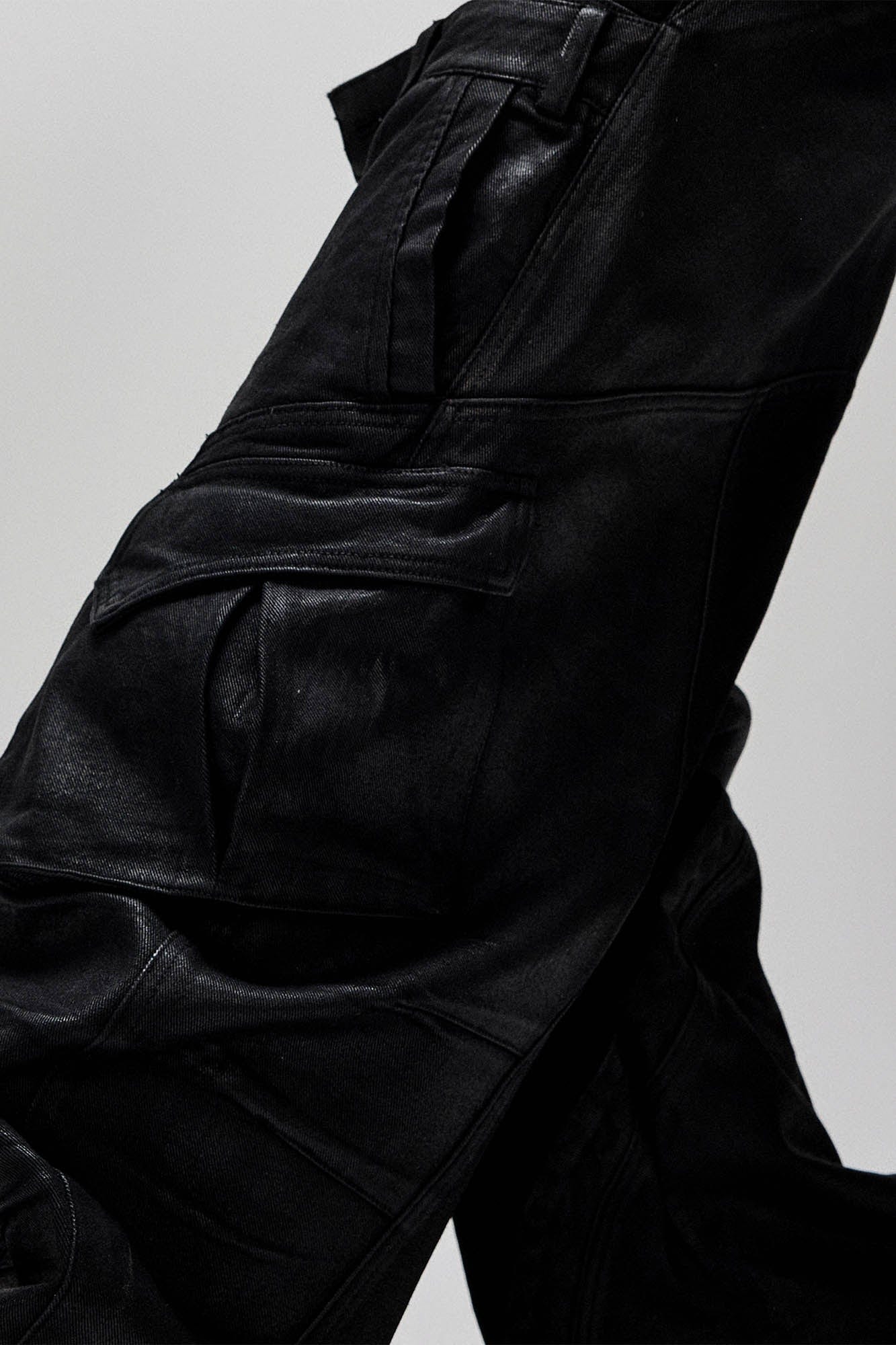 FLYERRER Dual-Waist Waxed Arc-Spliced Cargo Pants