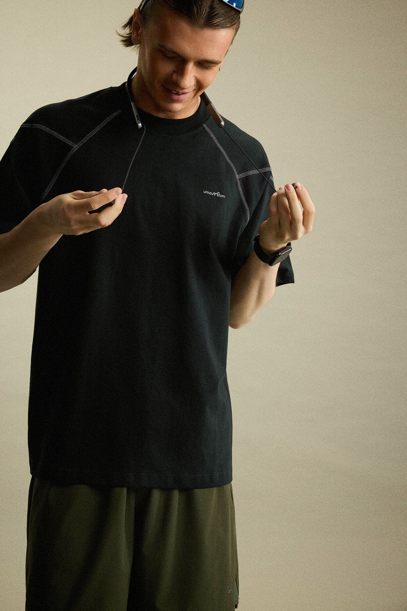 UMAMIISM Essential Stitch Raglan T-Shirt