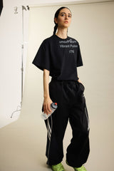UMAMIISM Contrast Slogan Cooling T-Shirt