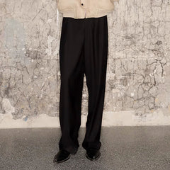 TRIANGLE PROJECT Essential Wool-Blended Oversized Trousers