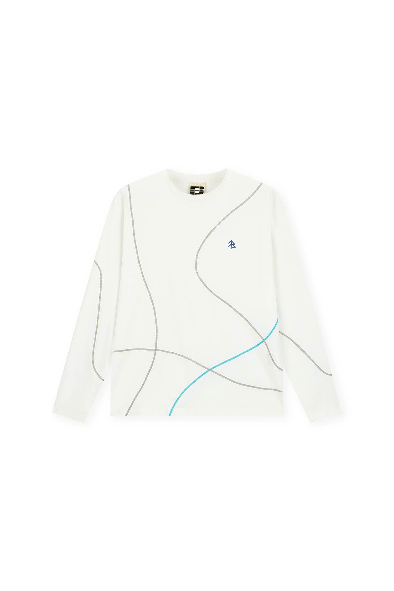 BONELESS Flow Line Stitch Long-Sleeve Tee