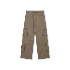 BONELESS Multi-Pocket Pleated Knee Drawstring Pants