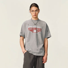 OVDY Retro Distressed Graphic T-Shirt