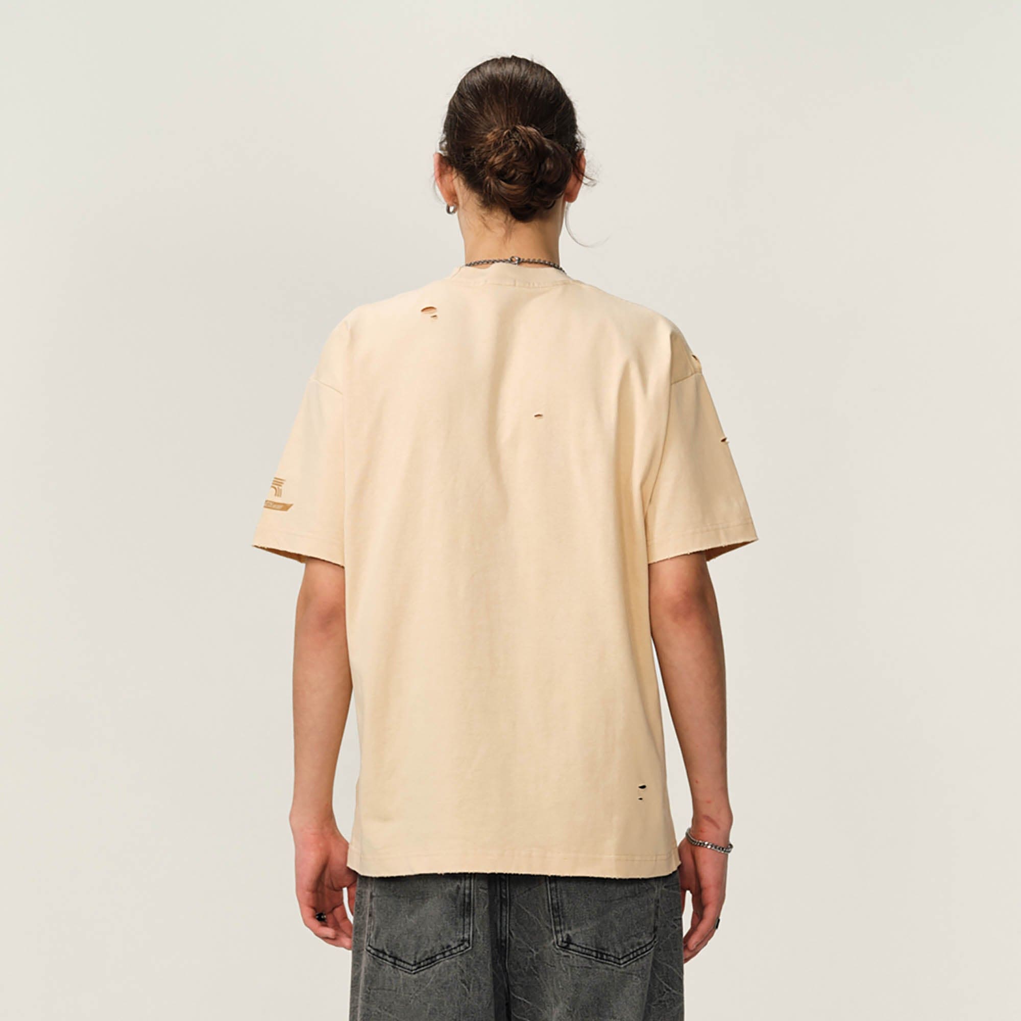 OVDY Retro Distressed Graphic T-Shirt