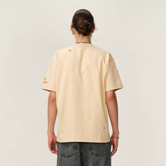 OVDY Retro Distressed Graphic T-Shirt