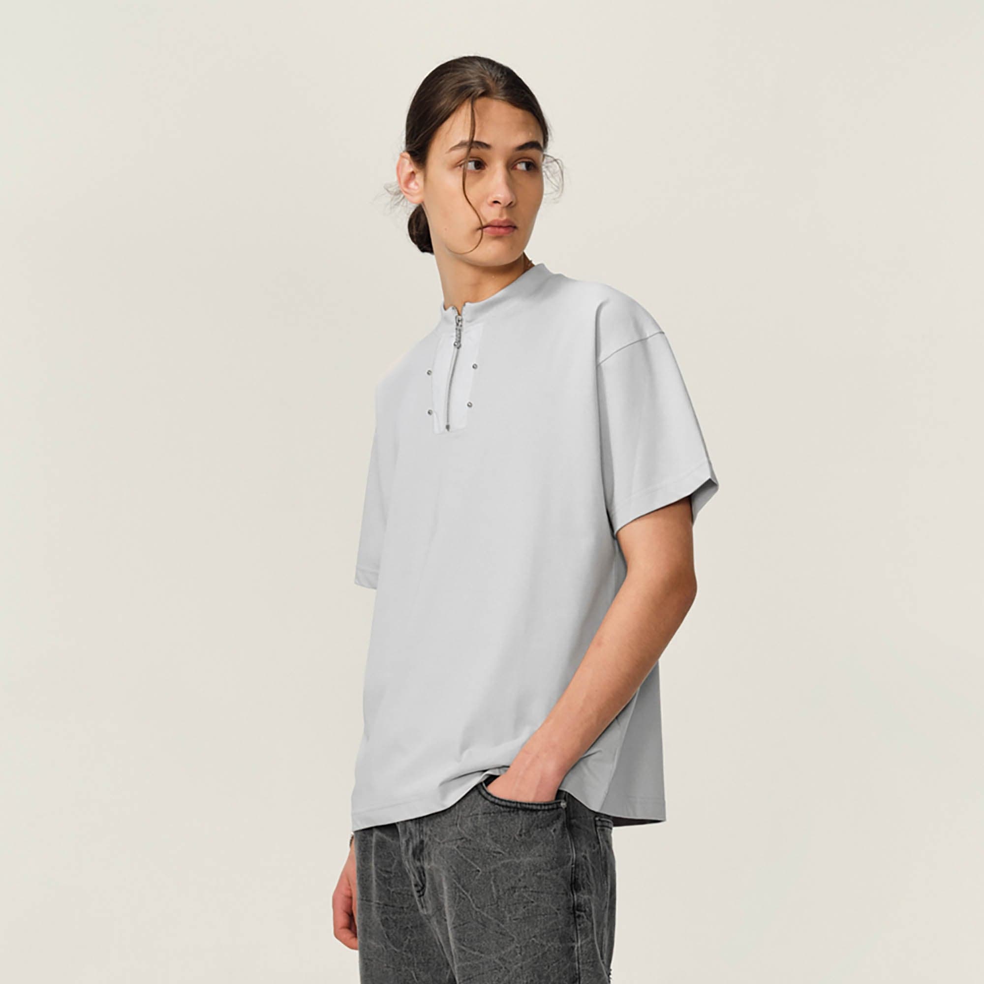 OVDY Half-Zip Rivet Sorona T-Shirt