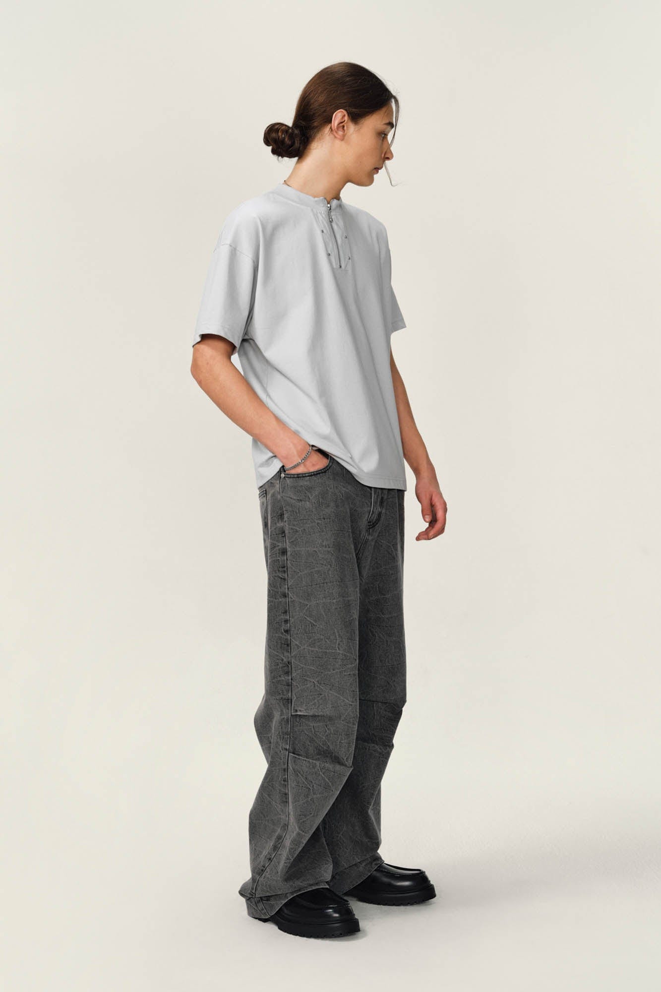 OVDY Half-Zip Rivet Sorona T-Shirt