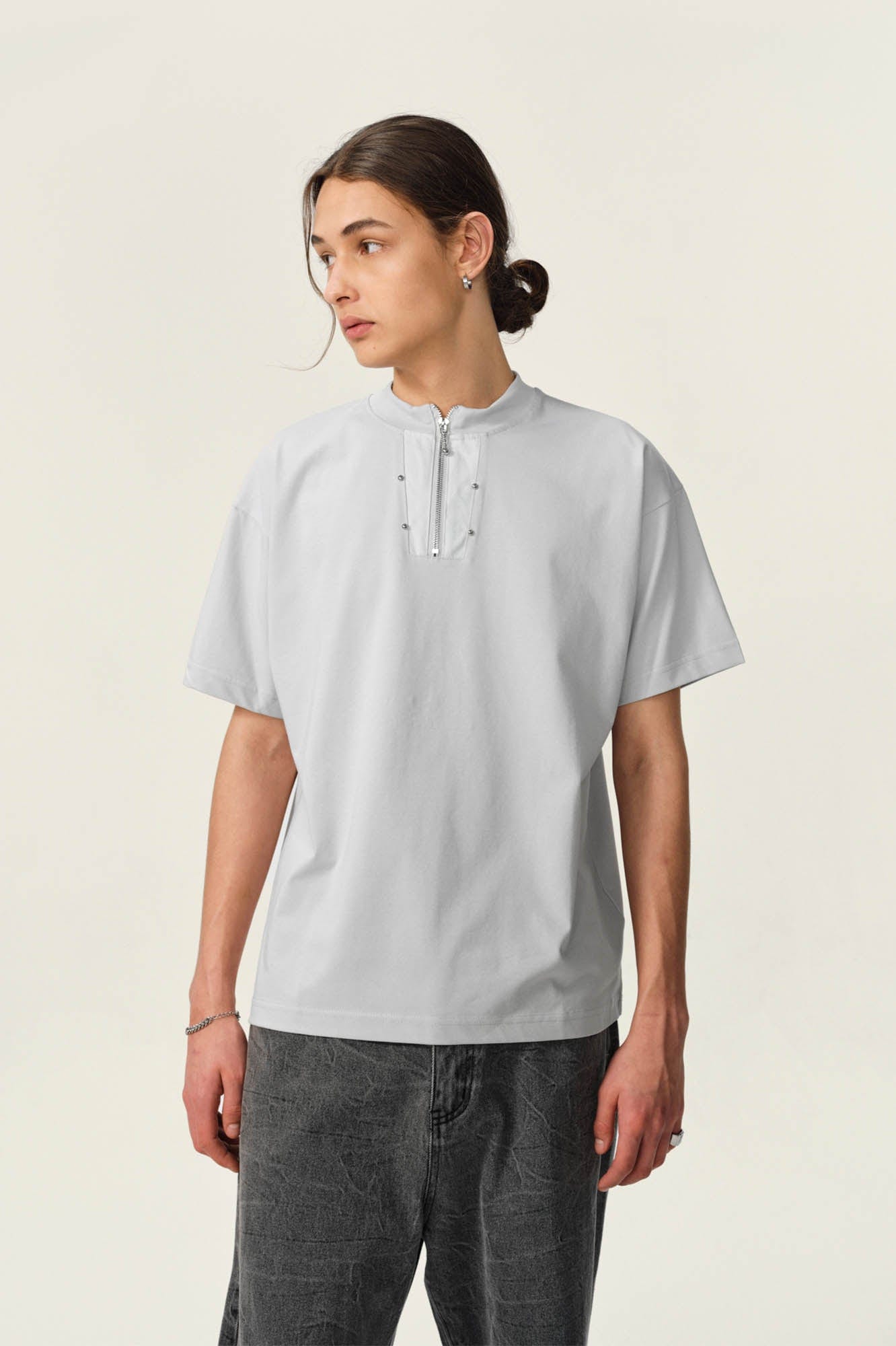 OVDY Half-Zip Rivet Sorona T-Shirt