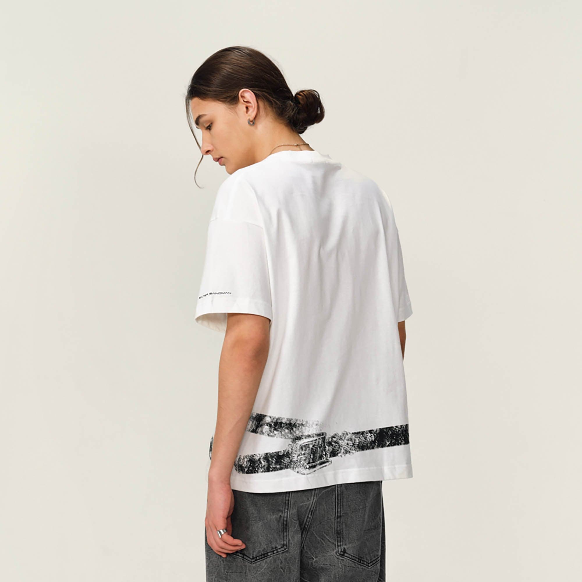 OVDY Tie-Belt Graphic T-Shirt