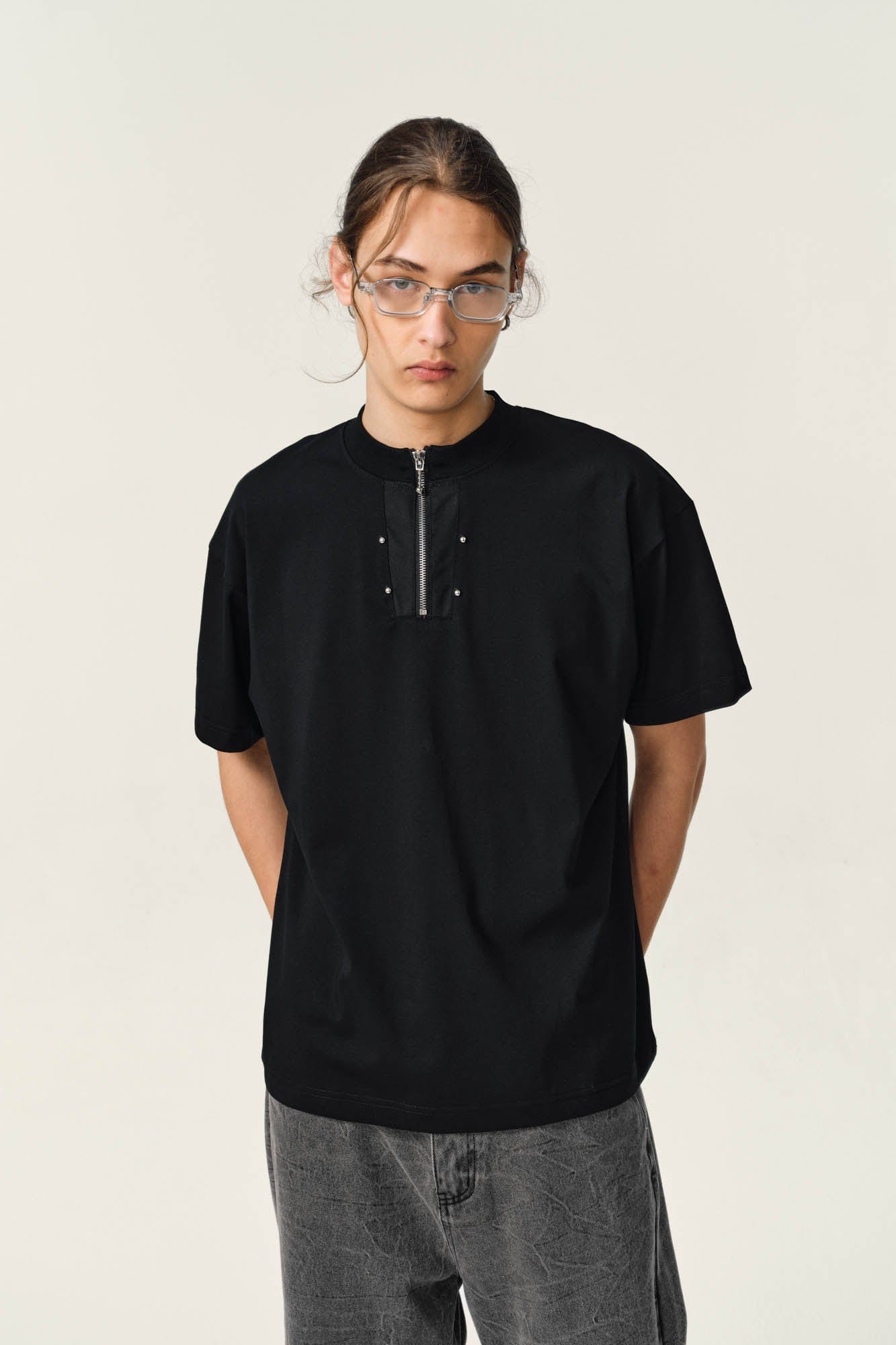 OVDY Half-Zip Rivet Sorona T-Shirt