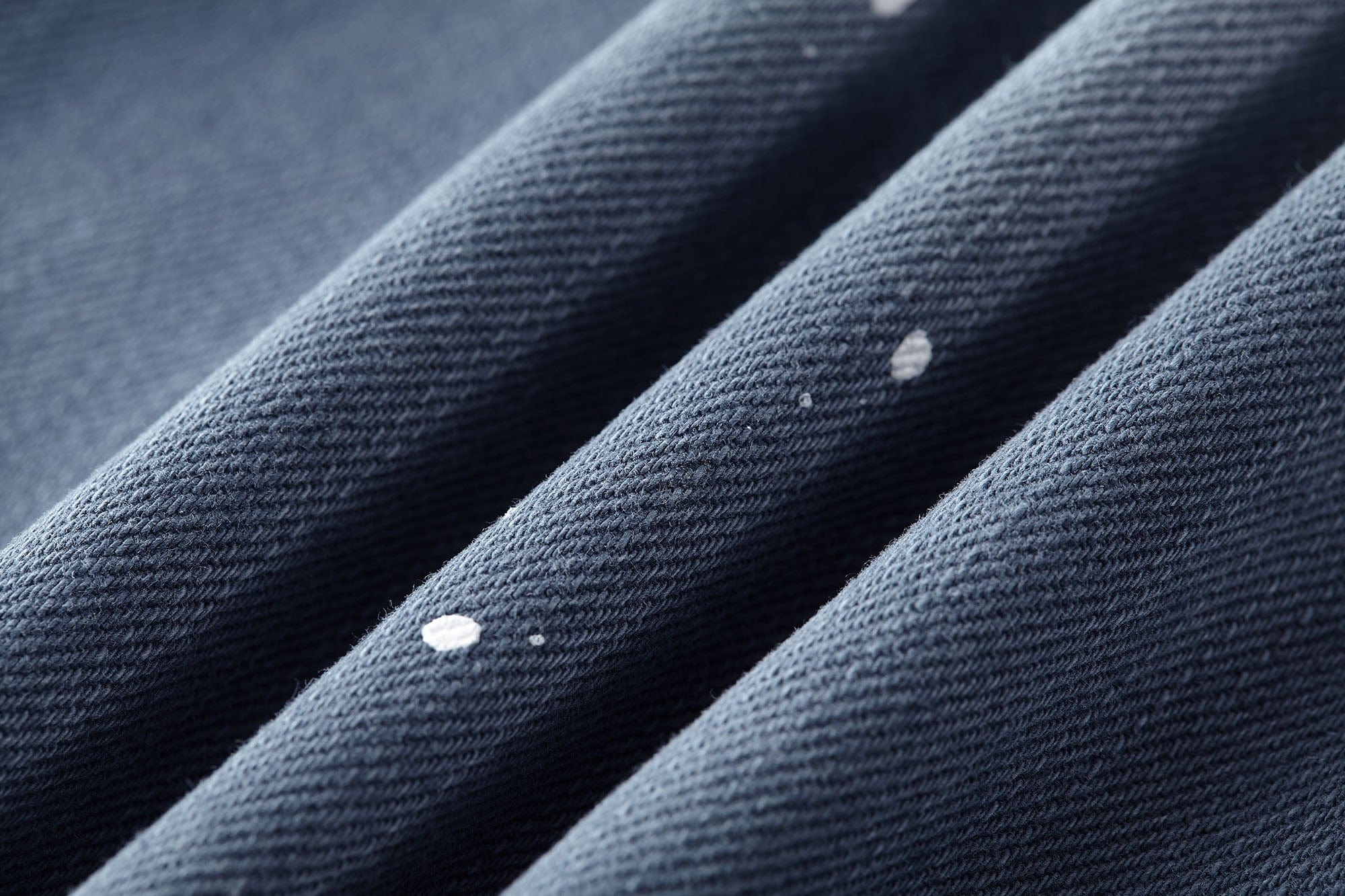 BONELESS Washed Sprinkle Rivet Denim Shorts