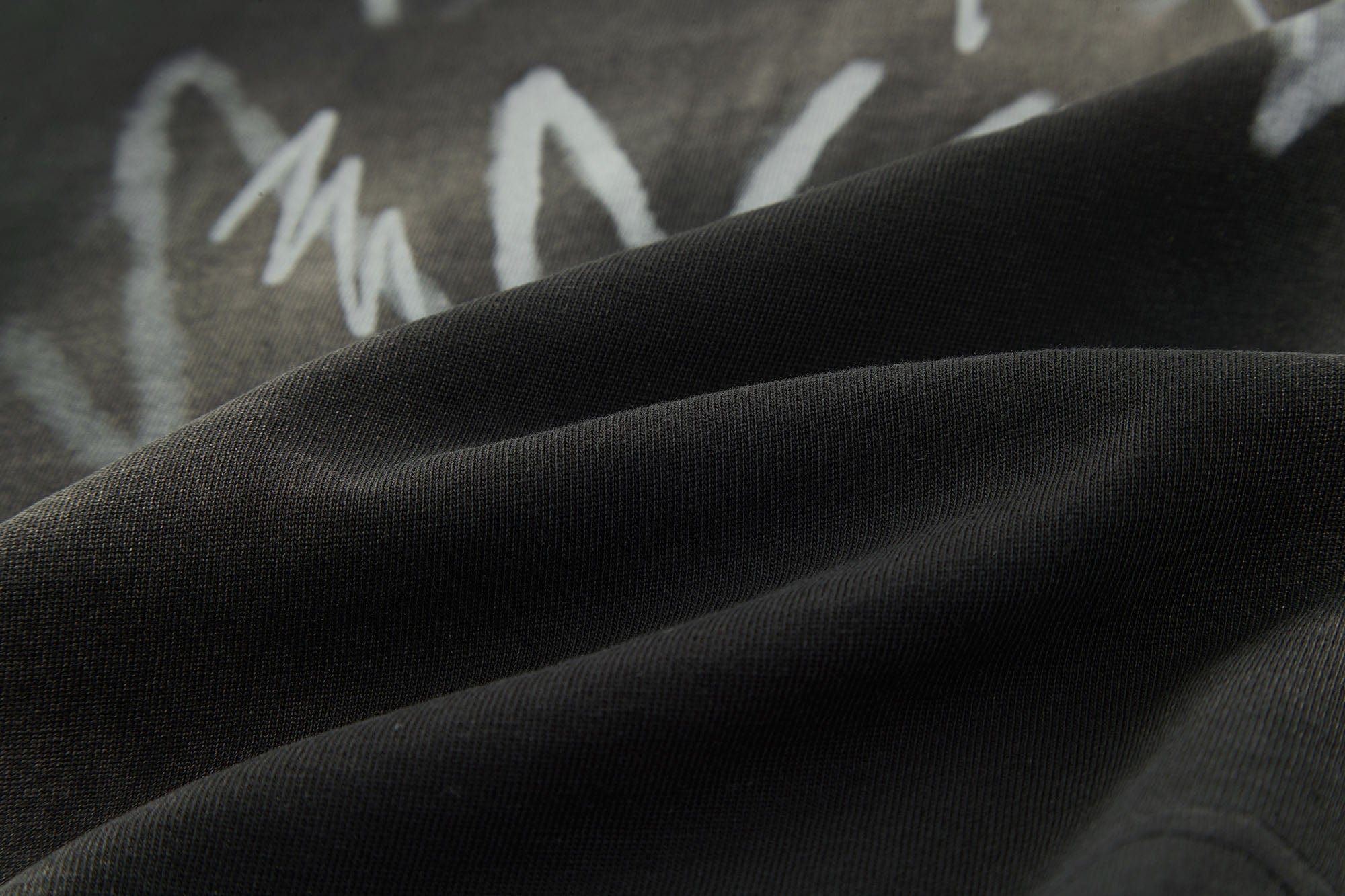 BONELESS Graffiti Distressed Washed T-Shirt