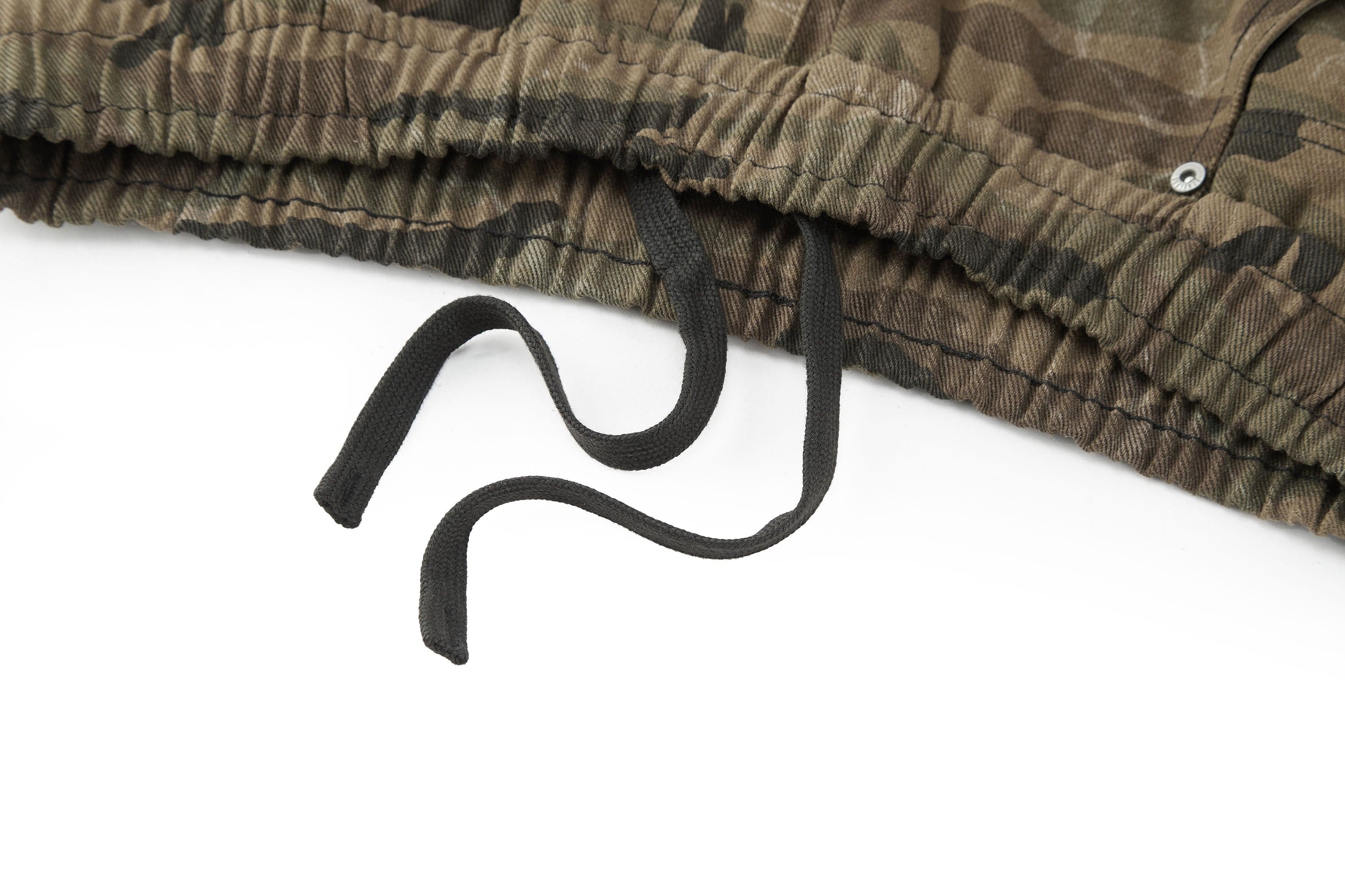 BONELESS Camo Graffiti Drawstring Shorts