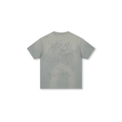 BONELESS Graffiti Distressed Washed T-Shirt