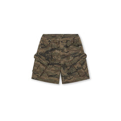 BONELESS Camo Graffiti Drawstring Shorts