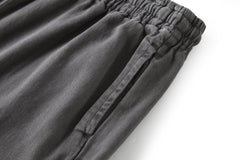BONELESS Star Patchwork Drawstring Wide-Leg Cargo Pants