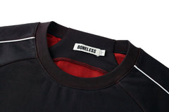 BONELESS No.92 Contrast Spliced Badge T-Shirt