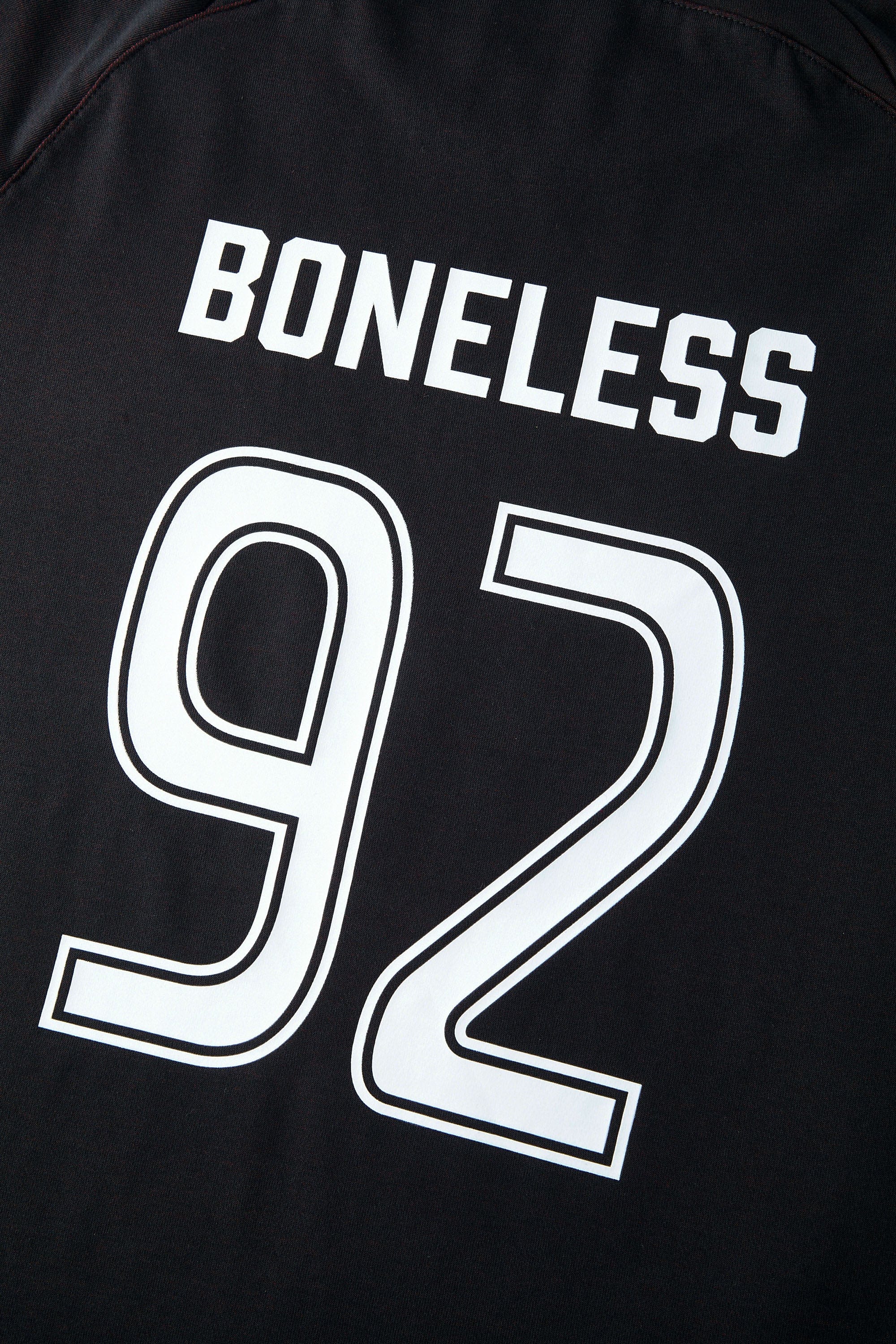 BONELESS No.92 Contrast Spliced Badge T-Shirt