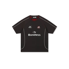 BONELESS No.92 Contrast Spliced Badge T-Shirt
