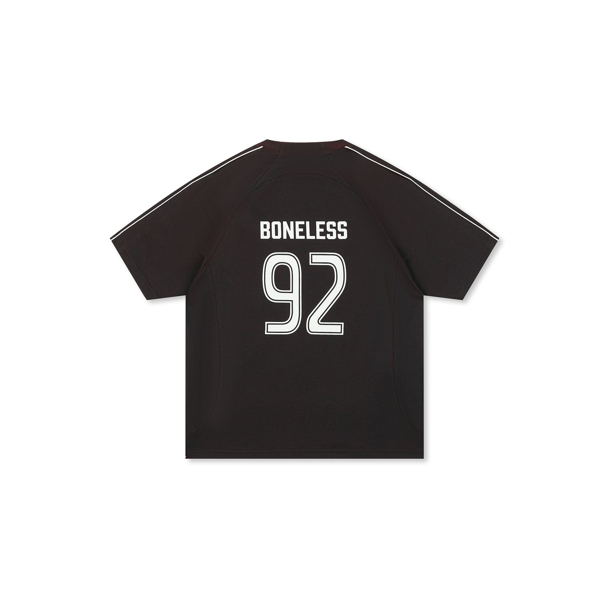 BONELESS No.92 Contrast Spliced Badge T-Shirt