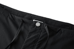 BONELESS Lace-Up Multi-Pocket Drawstring Parachute Pants