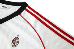 BONELESS Stripe Contrast V-Neck LOGO Jersey