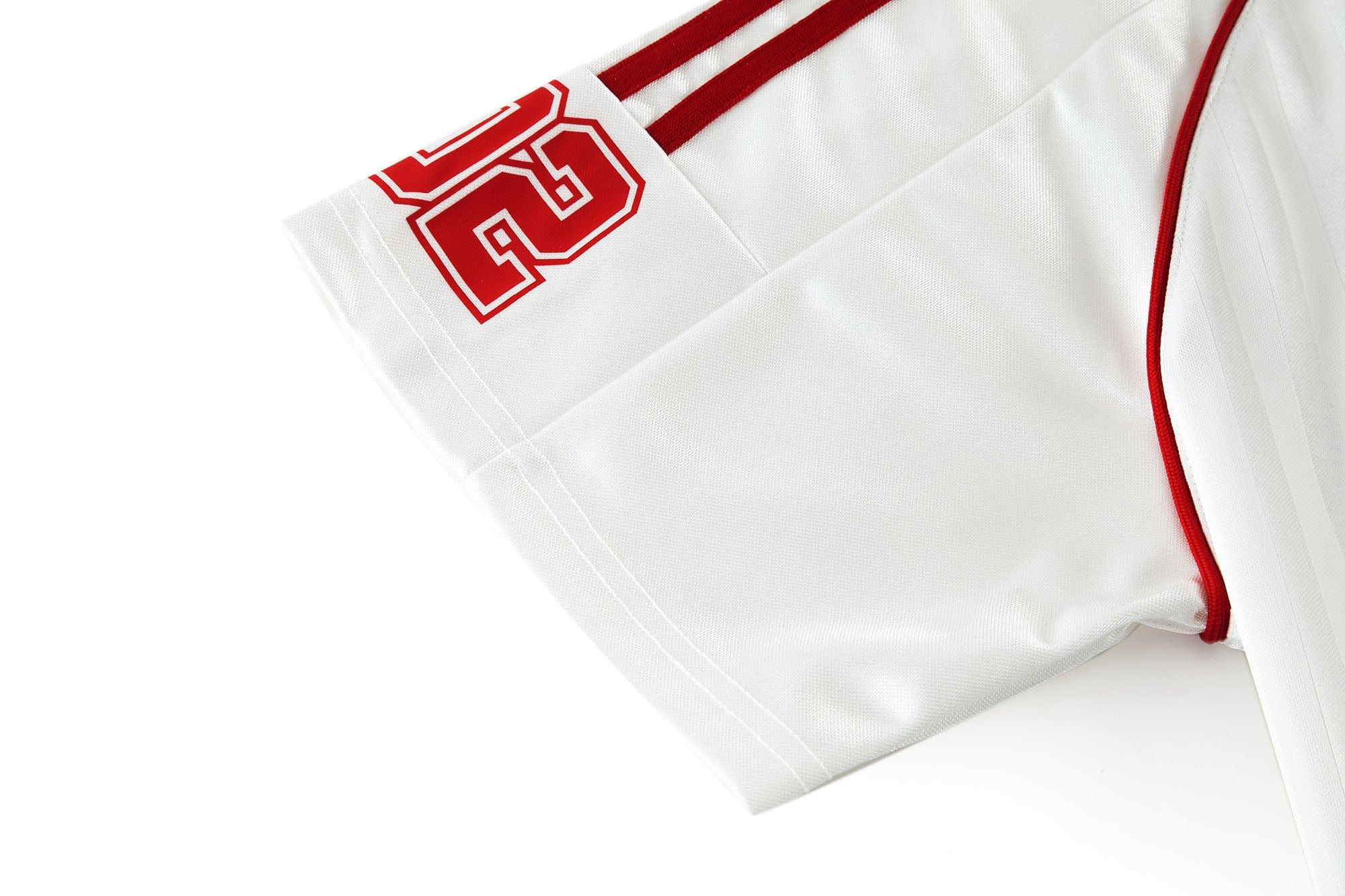 BONELESS Stripe Contrast V-Neck LOGO Jersey