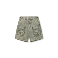 BONELESS Multi-Pocket Washed Spliced Shorts