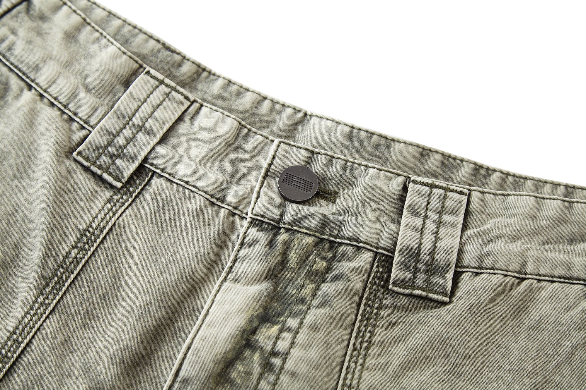 BONELESS Multi-Pocket Washed Spliced Shorts