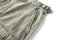 BONELESS Multi-Pocket Washed Spliced Shorts