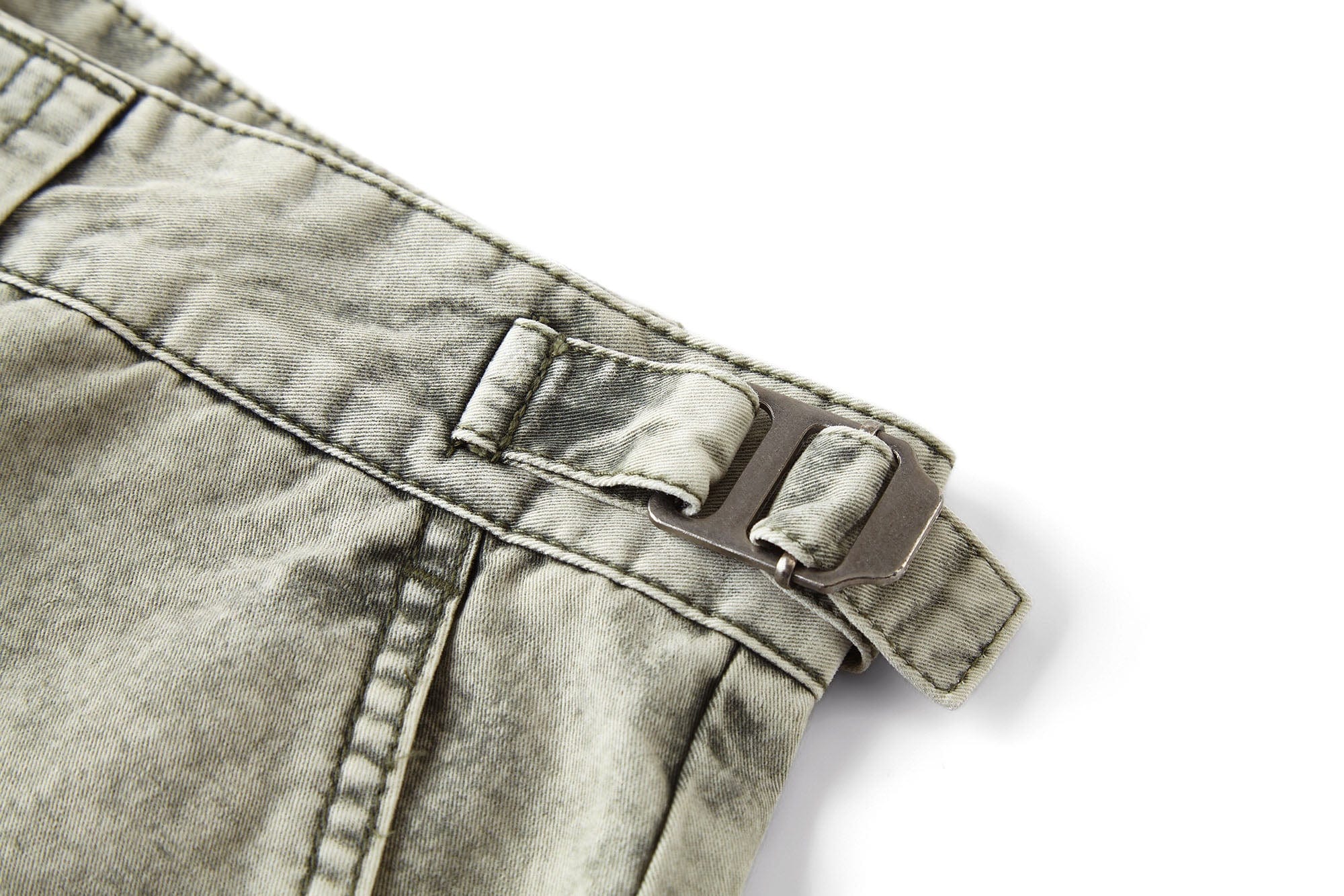 BONELESS Multi-Pocket Washed Spliced Shorts